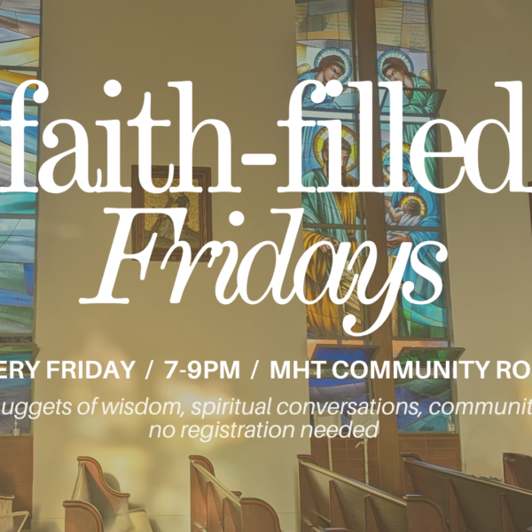 Faith Filled Fridays- Young Adult Minister