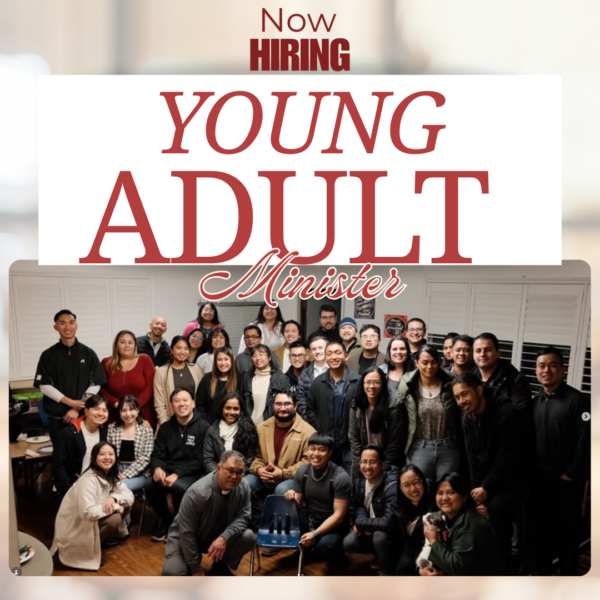 Career Opportunity – Young Adult Minister