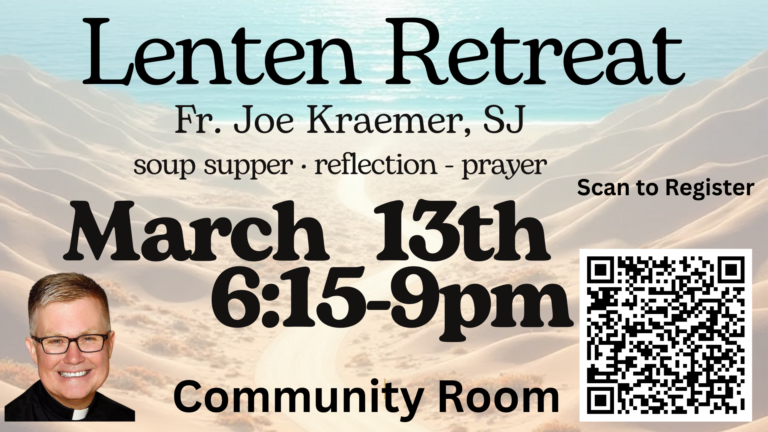 Lenten Retreat – March 13th