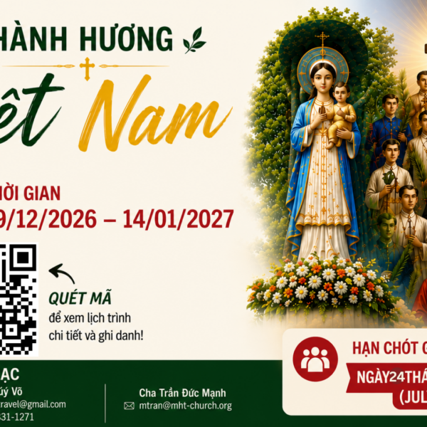Pilgrimage to Vietnam Dec. 29, 26 – Jan. 14, 27